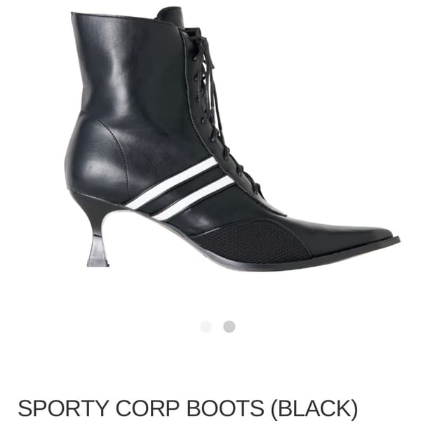 2000아카이브스 블랙 코프 부츠 블랙 black corp boots