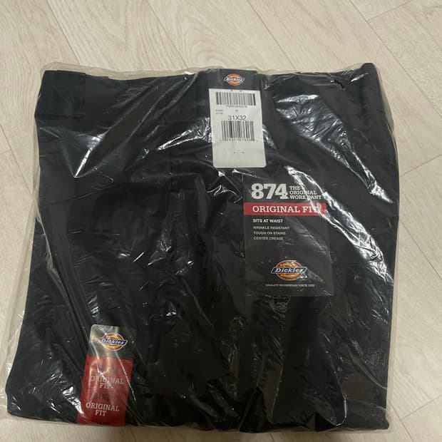 디키즈 874 블랙 31x32