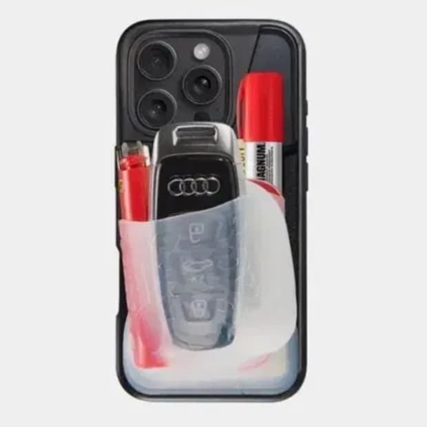 15프로 닌자랩스 폰케이스 파우치 폰케이스 블랙