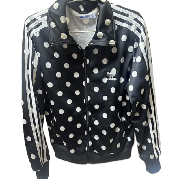 아이다스 파이어버드 땡땡이 도트 트랙탑 져지