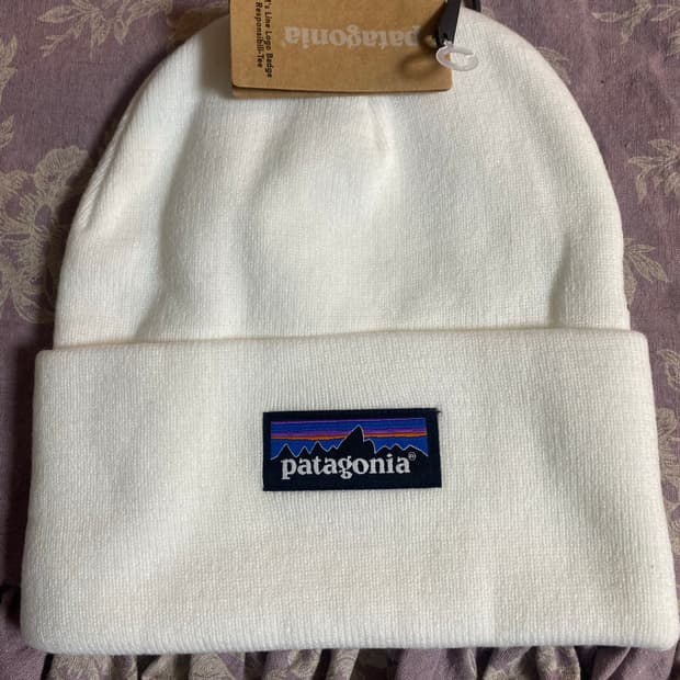 파타고니아 비니 화이트 새상품