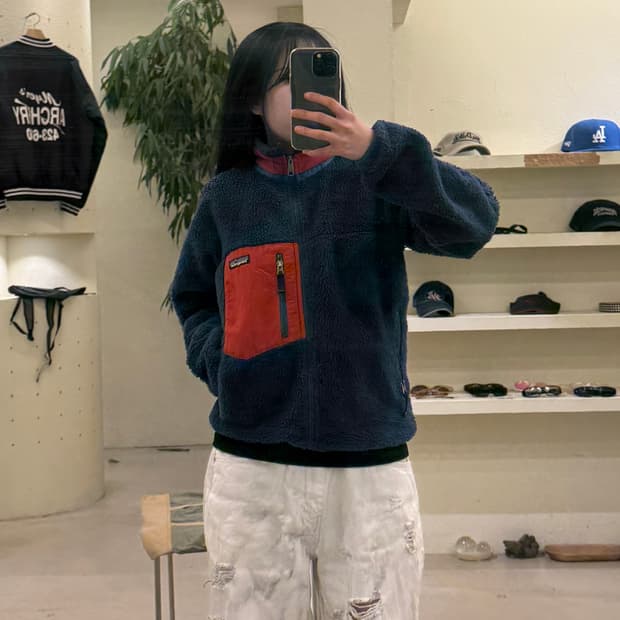 파타고니아 레트로 네이비 플리스 집업 U368