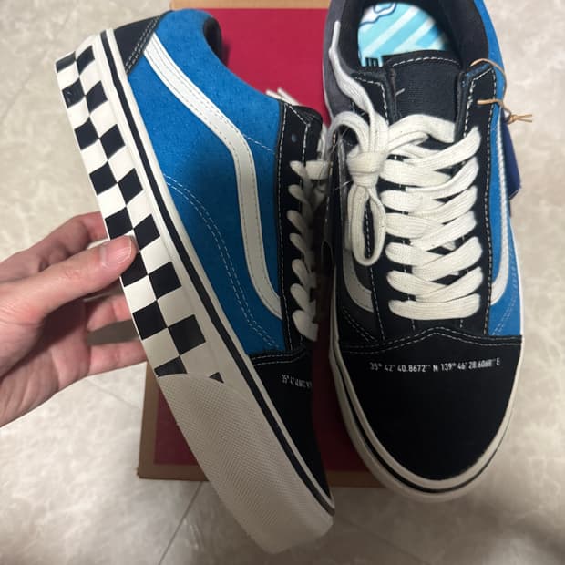 270사이즈 반스 미타스니커즈 프리미엄 올드스쿨 고어텍스