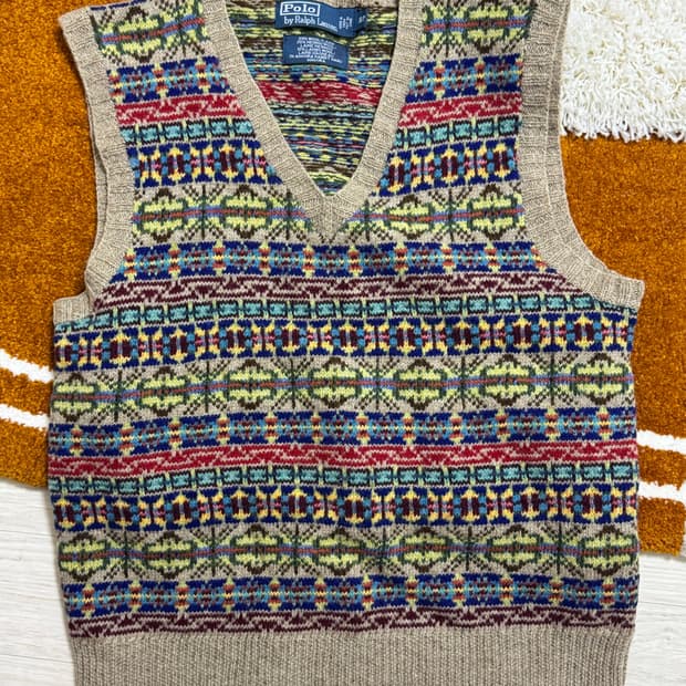 폴로 랄프로렌 니트 베스트