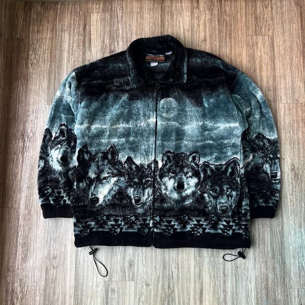 슈프림st 빈티지 울프 쉐르파 자켓