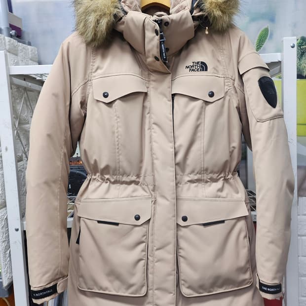 노스페이스 여성패딩 S 85 맥머도 에어2 구스다운패딩 AD19