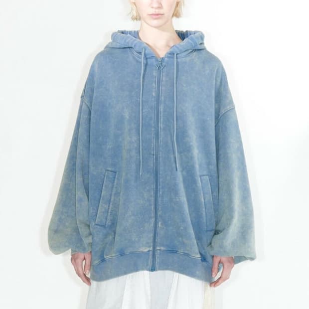 오픈와이와이 와이드 박스 후드집업 S/M