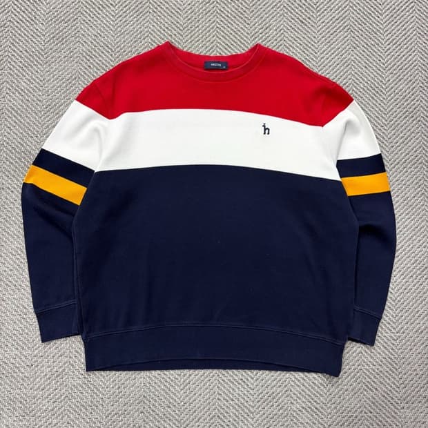 헤지스 단가라 로고 맨투맨 v2974