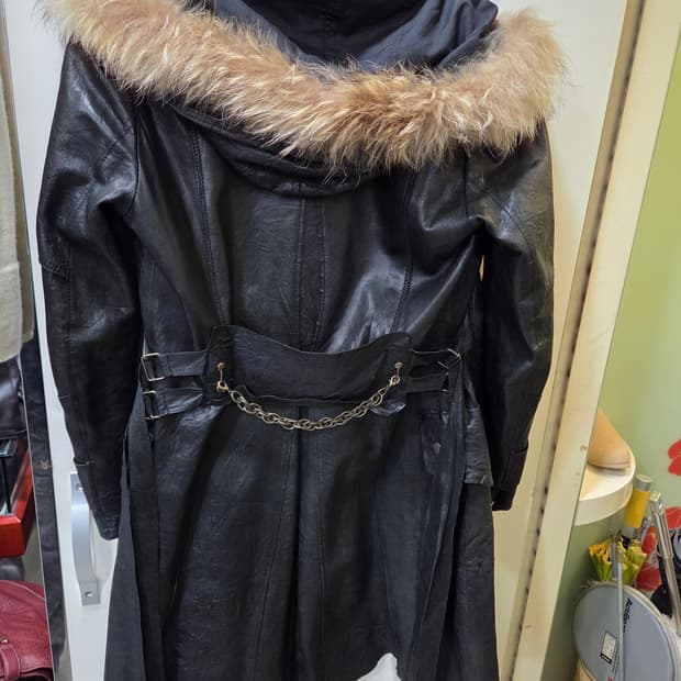 아베크롬비 가죽 코트