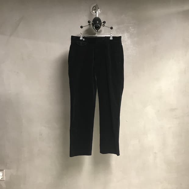 폴로 랄프로렌 블랙 코듀로이 팬츠 34