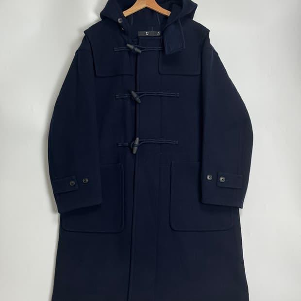 유니클로 X 질샌더 더플코트 M 사이즈 네이비  +J