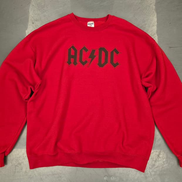 00s AC/DC 스웻 셔츠