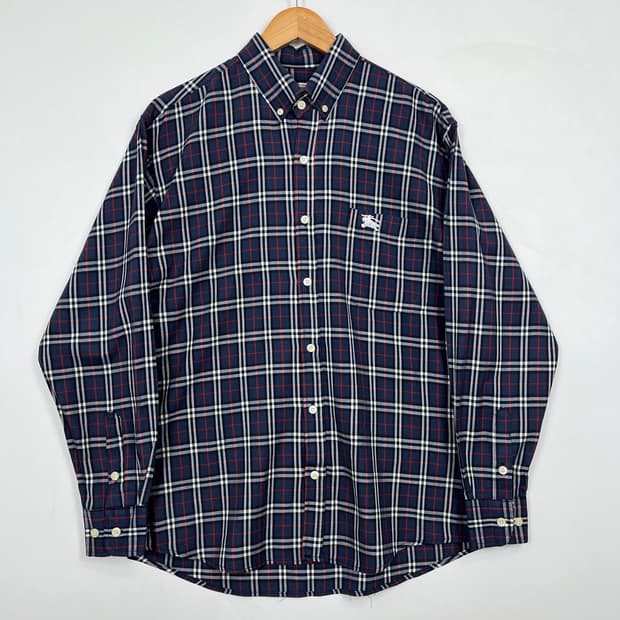 Burberrys 버버리 네이비 노바체크 셔츠