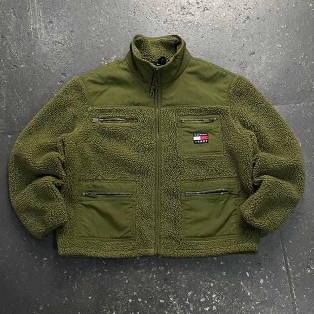 95 타미 진스 후리스 자켓 