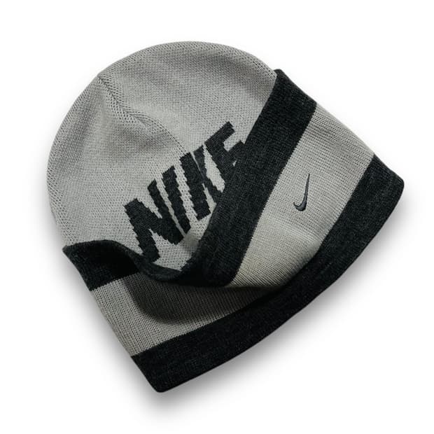 나이키 00s 올드스쿨 더블 밴드 로고 빈티지 비니