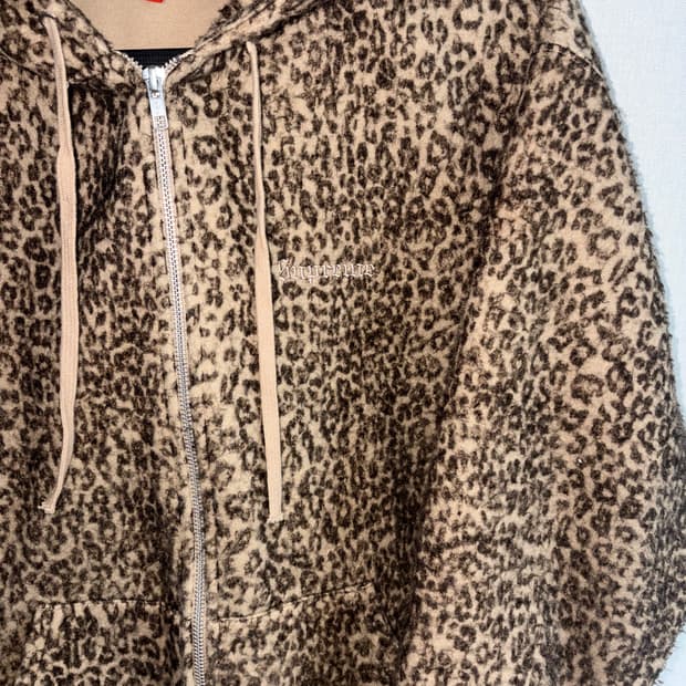 슈프림 치타 필드 집업 후드