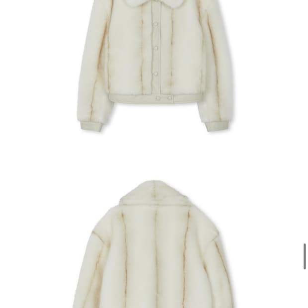 르세지엠 윈터착용 레더라인 퍼자켓