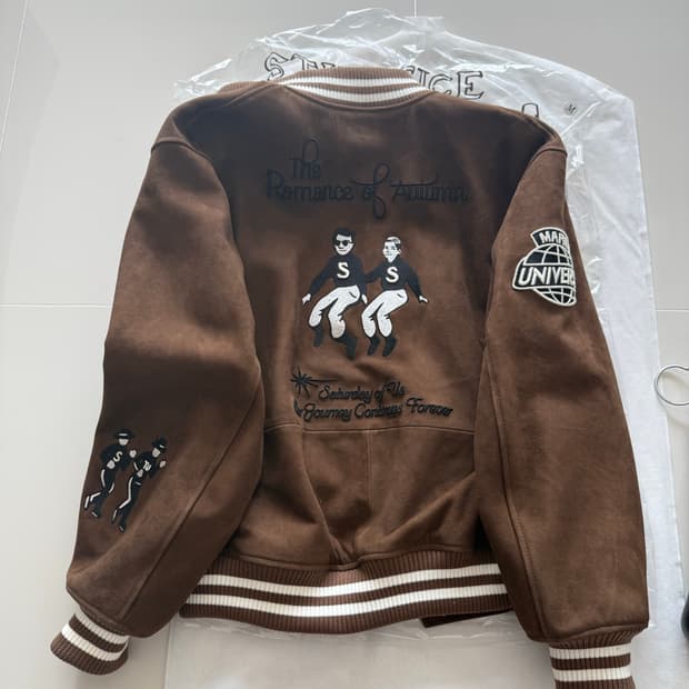 STU 스웨이드 바시티 브라운 [M]