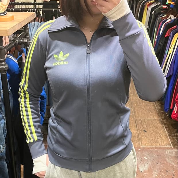 [HI] 아디다스 트레이닝 집업 그레이