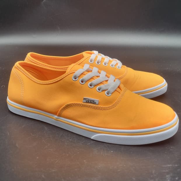 반스 어센틱 오렌지 여성스니커즈245
