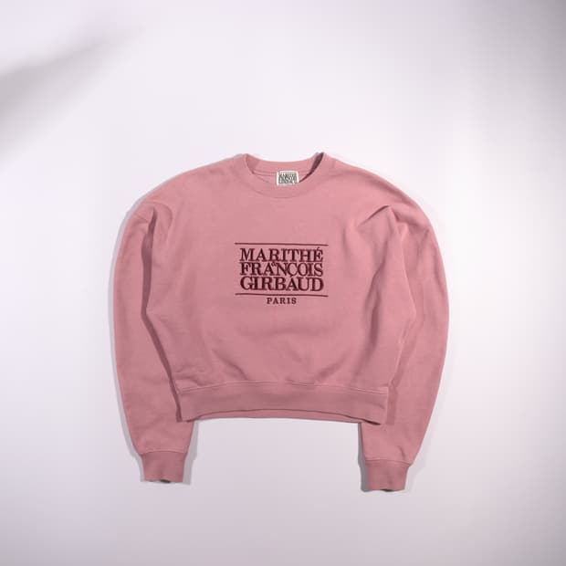 마리떼프랑소와저버 크롭 맨투맨 B446