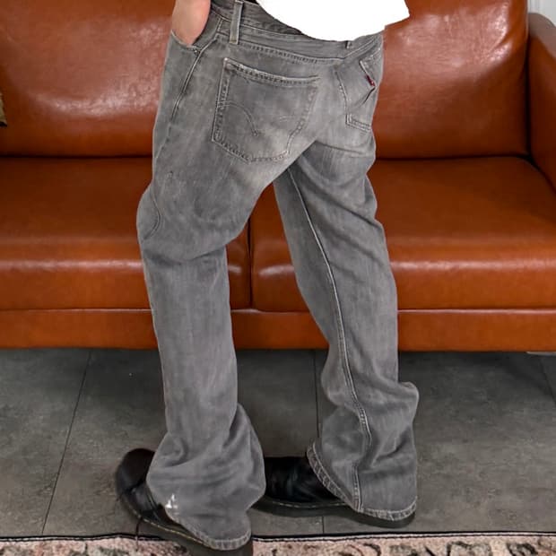 리바이스 527 부츠컷 흑청 