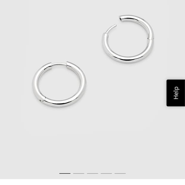 톰우드 클래릭 후프 이어링 미디엄