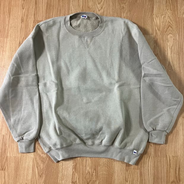 러셀 에슬레틱 스웻셔츠 베이지 2XL