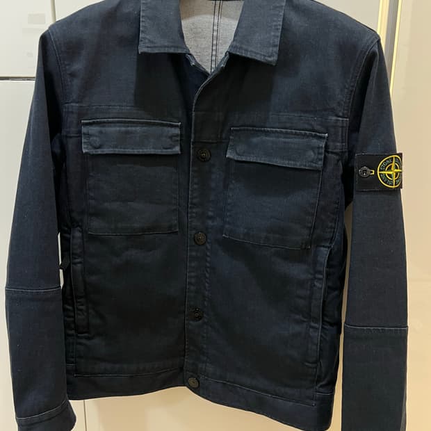 스톤아일랜드 데님청자켓 L (새상품급,한정판)