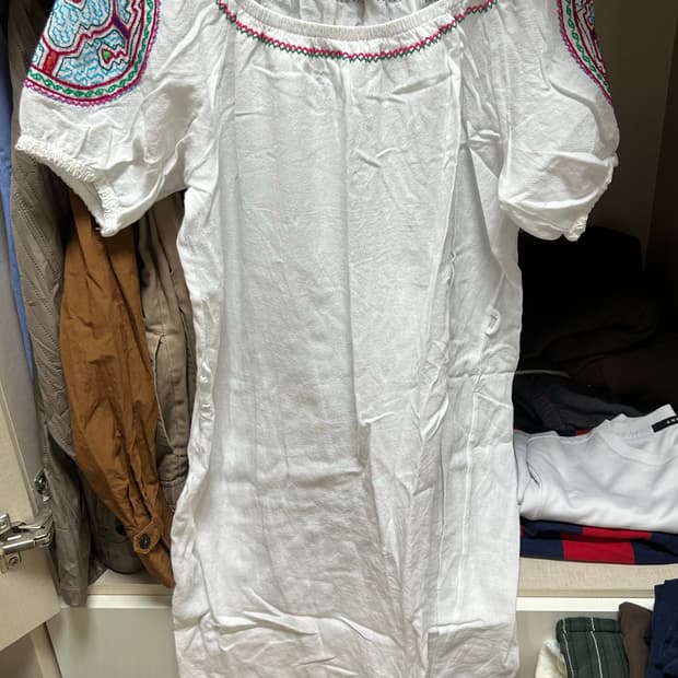 빈티지 하구미깔 에스닉 오리엔탈 히피원피스