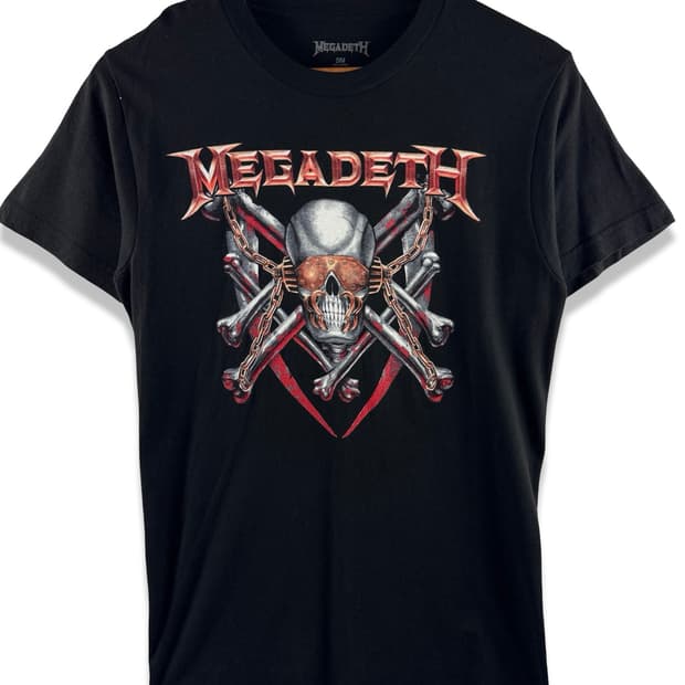 Megadeth 스래시 메탈 밴드티셔츠3461