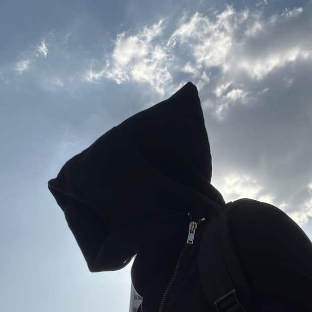 L) Rick Owens mountain hoodie 