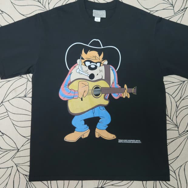 90's 레이스벨리 워너브라더스 태즈  빈티지 티셔츠
