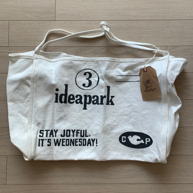 새상품) 컬렉트피시스 메일백 화이트