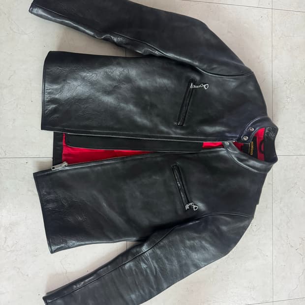 리얼시몬스 카페레이서 말가죽 자켓 L 사이즈