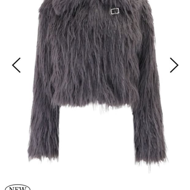 킴서울 차콜그레이 한정 퍼자켓