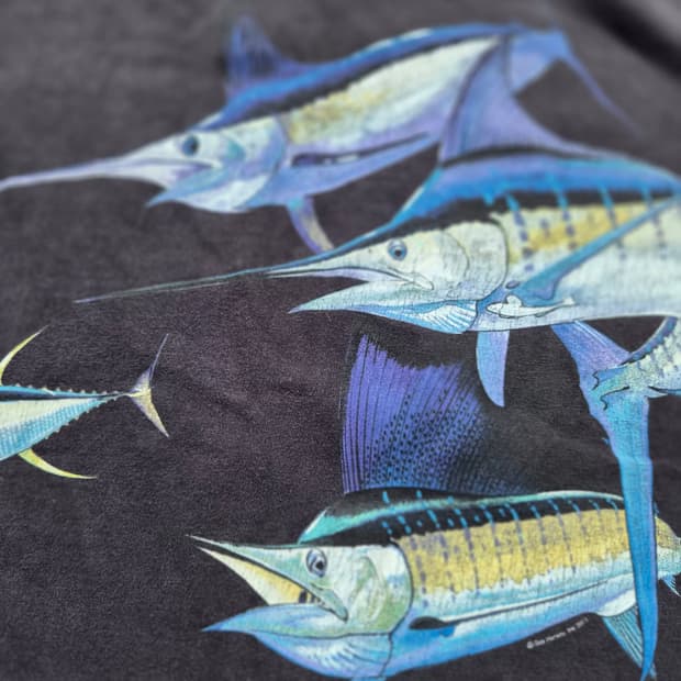 [3XL] 가이하비 (Guy Harvey) 청새치 돛새치 빅프린팅 피그먼