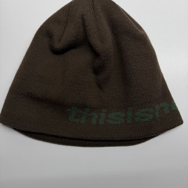 디스이즈네버댓 브라운 비니