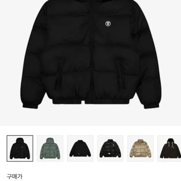 에이프 베이프 패딩 L사이즈