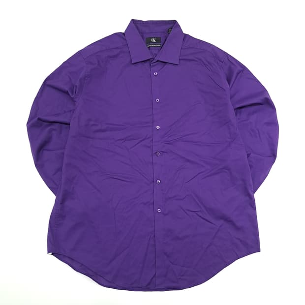 CN778 XL 캘빈클라인 CK 퍼플 긴팔 셔츠 남방