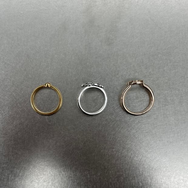 코치 3종 반지 세트