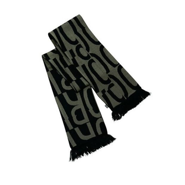 WOOR JACQUARD TWO-SIDED MUFFLER