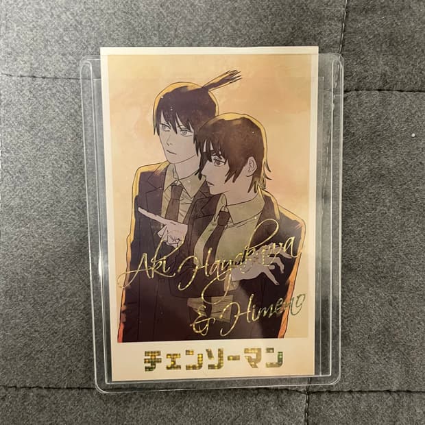 체인소맨 히메노 아키 원화 고전 폴라로이드 지류 파샤 금박 