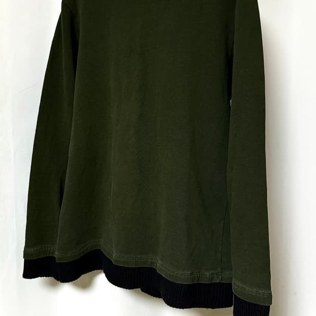 앤드뮐 미스터 밀리터리 레이어 맨투맨