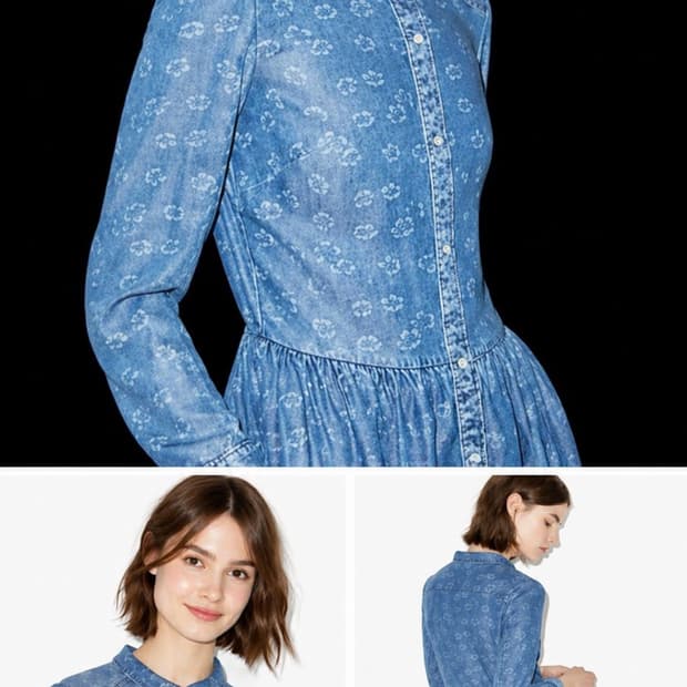 더쿠플스 텐셀 데님 원피스