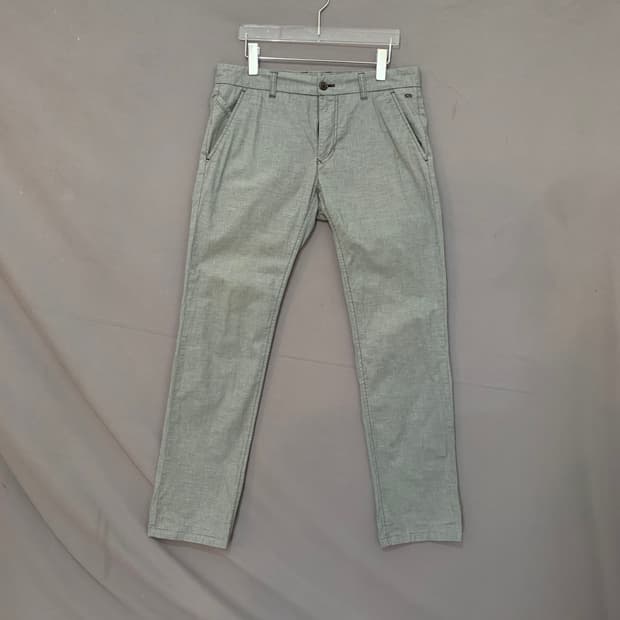 32인치 시리즈 힙스터 스판 체크 슬랙스 팬츠 면바지