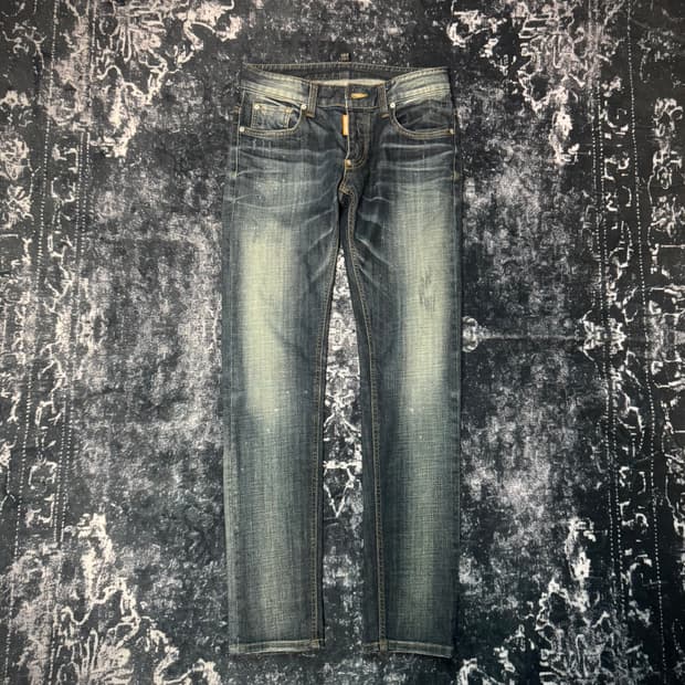 Dsquared2 washed denim pants