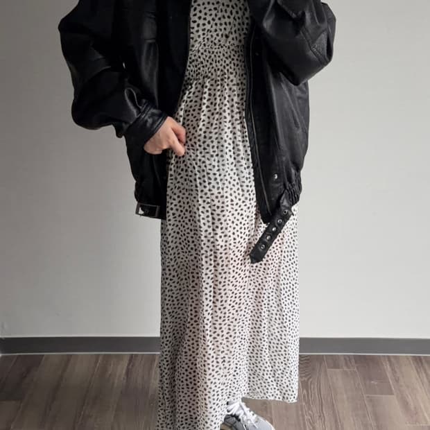 dot onepiece (dress)