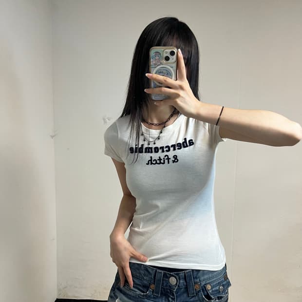 Abercrombie White T-Shirt