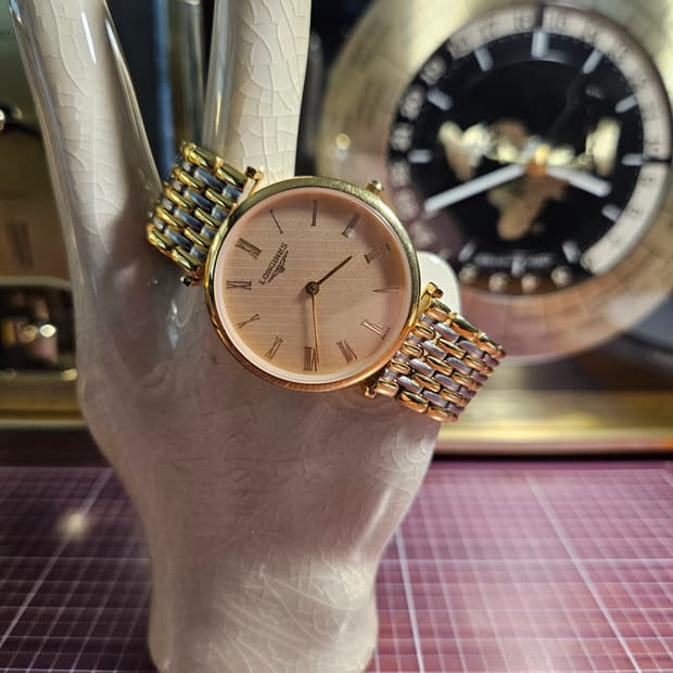 론진 라 그랑 클래시크 34mm 남성용 쿼츠 